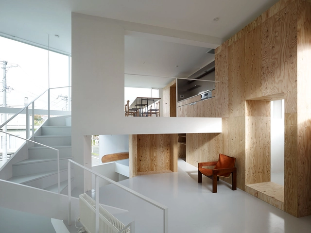 Northern Nautilus / Takato Tamagami - Houses, Facade, Handrail, Stairs