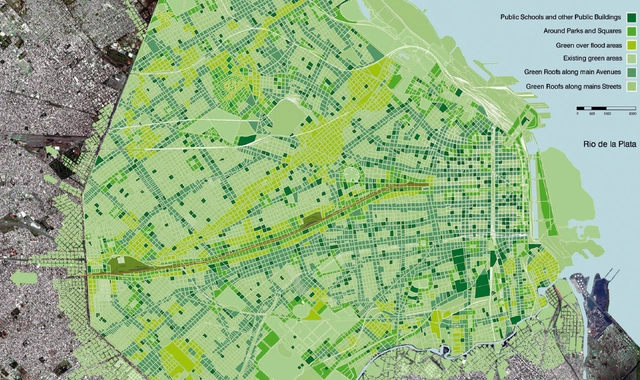 Verde Sobre Gris - Cubiertas Verdes para Buenos Aires /  - Imagen Principal