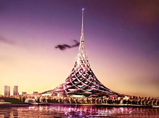 Crystal Island: El edificio más grande del mundo. /  - Iluminación, Urbano