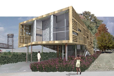 Brad Pitt - Make it Right / 13 Propuestas para Nueva Orleans - Casas, Fachada
