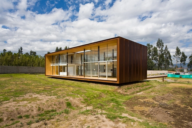 Casa X / Arquitectura X - Casas, Jardín, Fachada, Fijación Vigas