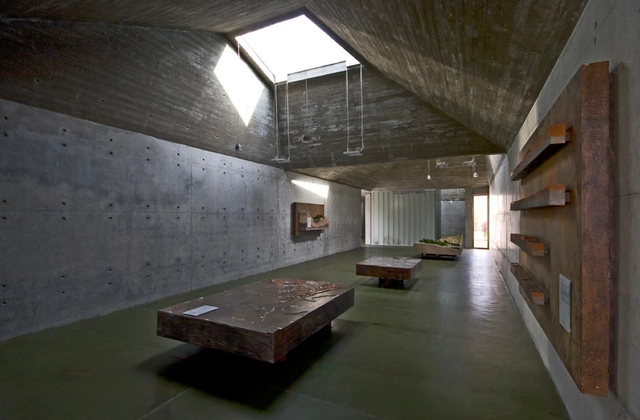 Centro de Investigación e Interpretación de los ríos / José Juan Barba - Centro De Investigación, Fijación Vigas