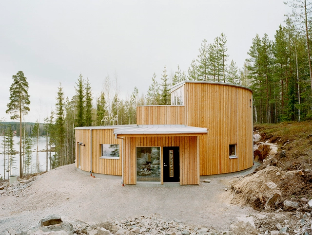 Villa Nyberg / Kjellgren Kaminsky Architecture - Casas, Fachada, Puerta, Bosque
