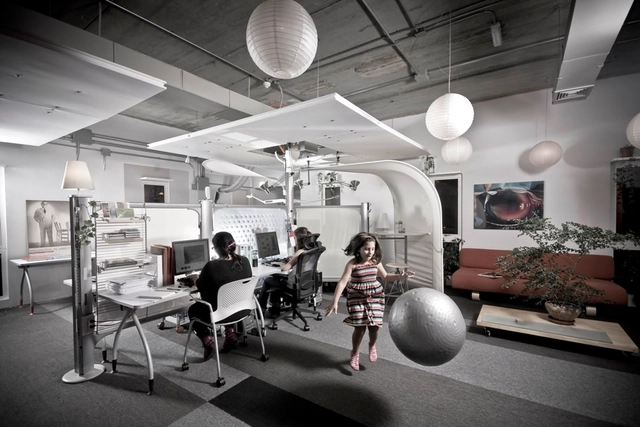 Oficina NMD NOMADAS Sede Maracaibo / NMD | NOMADAS - Interiores De Oficina, Cocina, Iluminación, Sillas, Mesas