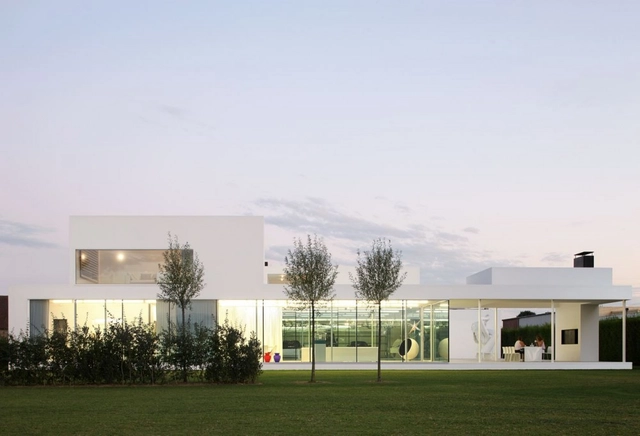 Villa VH en T / Beel & Achtergael Architecten - Casas, Fachada