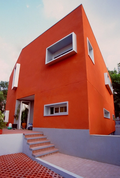 Viviendas Mellizas / Ángel Verdasco - Vivienda Colectiva, Fachada, Escaleras