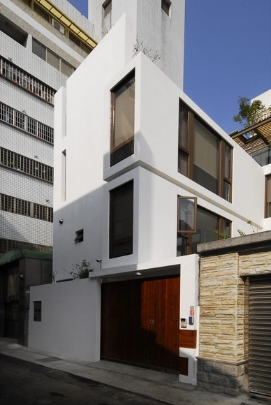 Casa Nian / Chen Tien Chu - Casas, Fachada, Puerta