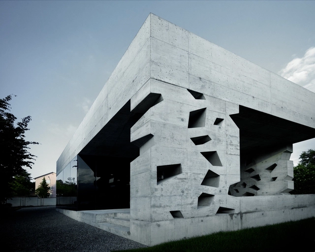 Edificio del Cementerio de Erlenbach / AFGH - Cementerio, Fachada