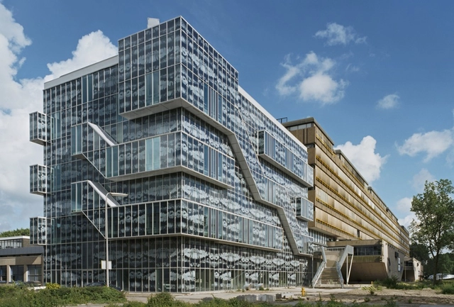 Departamento de Geotecnología DUT / Jeanne Dekkers Architectuur - Universidad, Fachada