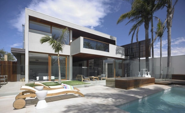 Casa Resort / Bower Architecture - Renovación, Patio interior, Fachada