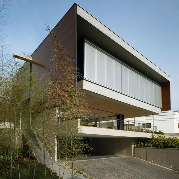 Casa BV / Biselli + Katchborian architects - Casas, Fachada, Cierros