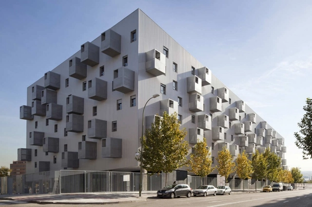 Vivienda Social en Carabanchel / coco arquitectos - Vivienda Social, Fachada