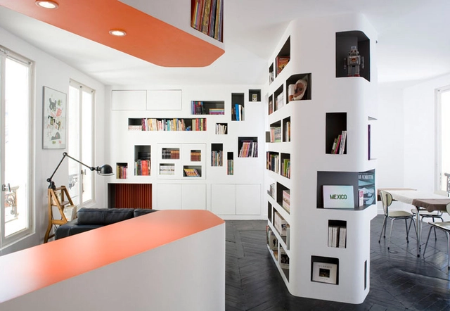 Departamento “delante y reverso” / h20 architects - Renovación, Mesas, Sillas