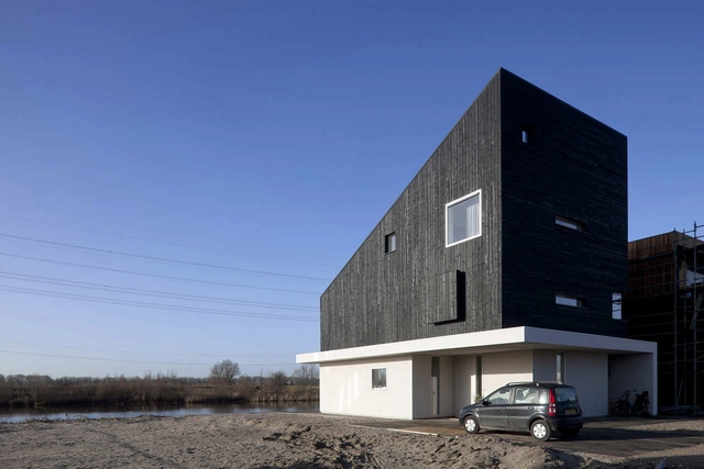 Nueva Villa en Rieteiland Oost / Knevel Architecten - Casas, Fachada