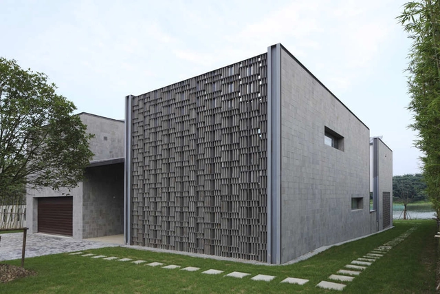 Casas en la Bahía / Atelier Feichang Jianzhu - Vivienda Colectiva, Jardín, Fachada