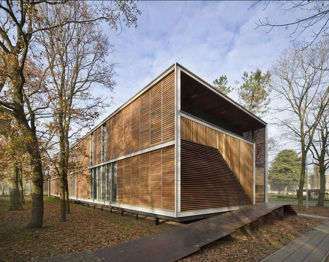 Pabellón Juvenil / UArchitects - Pabellón, Fachada