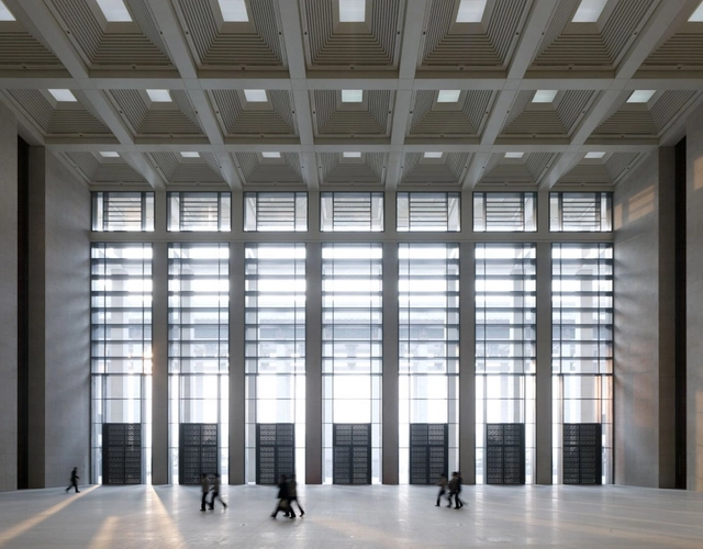 Museo Nacional de China / gmp architekten - Museo, Fachada, Pilares, Fijación Vigas, Sillas