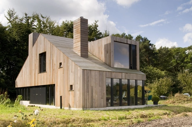 La Casa Chimenea en Bosschenhoofd / Onix Architects - Casas, Fachada, Puerta