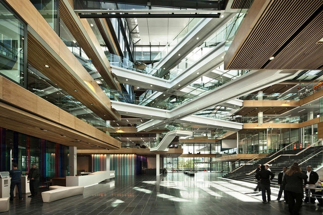 Victoria Square / Architectus - Edificios Institucionales, Fijación Vigas, Escaleras, Bancas