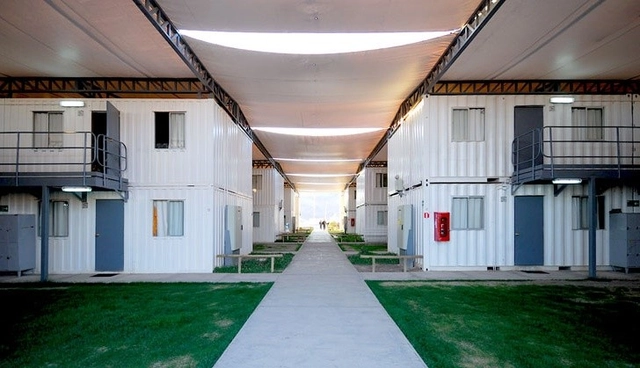 Hotel Minero / AATA Arquitectos - Hoteles, Jardín, Fachada, Puerta