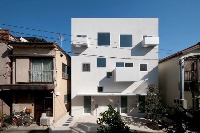 KAP / Komada Architects' Office - Apartments, Facade, Door