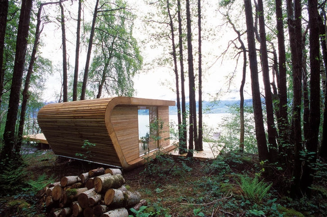 Hardanger Retreat / Todd Saunders & Tommie Wilhelmsen Arkitektur - Casas, Bosque