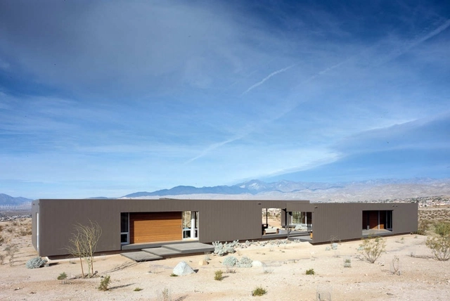 Casa en el Desierto / Marmol Radziner - Casas, Fachada, Puerta, Costa