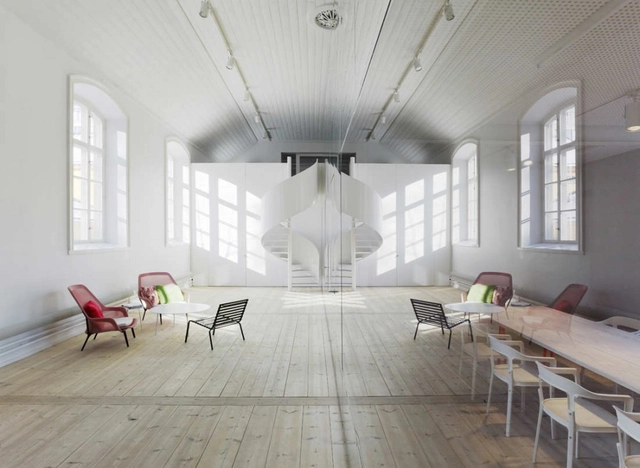 Oficinas No Picnic / Elding Oscarson - Interiores De Oficina, Arco, Mesas, Sillas