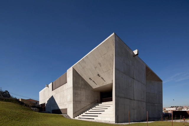 Centro Social en Brufe / Imago - Centro Comunitario, Fachada