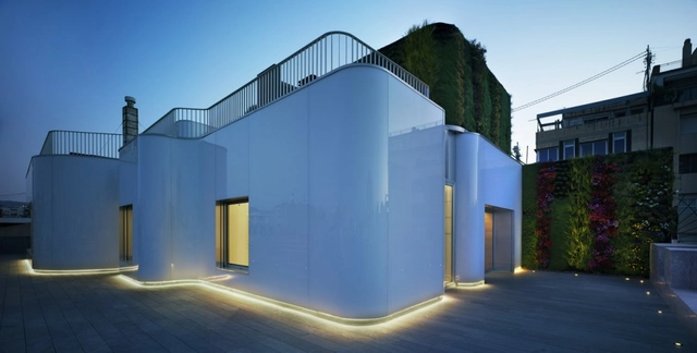 Renovación de un ático / Clavel Arquitectos - Iluminacion, Fachada