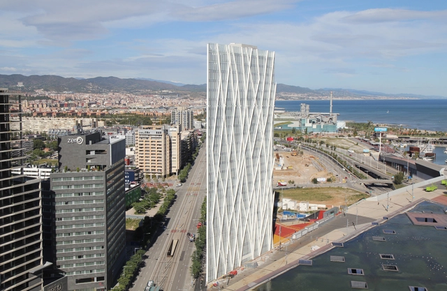 Nueva Torre Diagonal Zero Zero / EMBA - Edificios Institucionales, Fachada, Urbano
