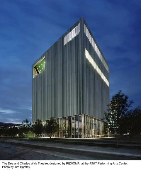 Teatro Dee and Charles Wyly / REX + OMA - Teatro, Fachada