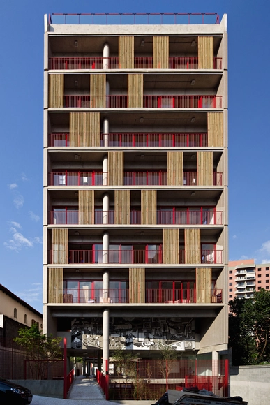 Edificio Rua Simpatía / Grupo SP - Apartamentos, Fachada, Balcón