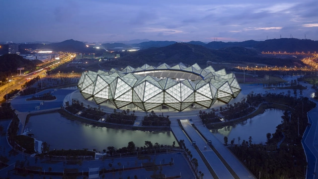 Universiade Sports Center / GMP Architekten - Estadios, Urbano