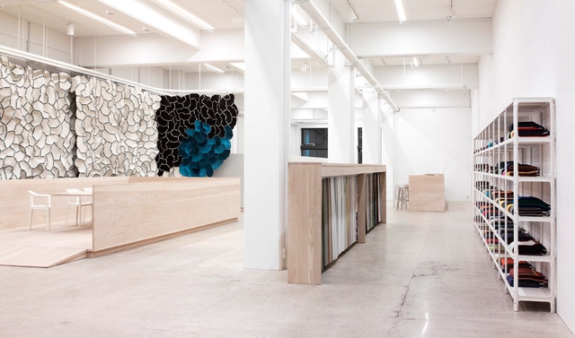 Showroom Kvadrat / Ronan y Erwan Bouroullec - Diseño De Interiores, Fachada, Fijación Vigas