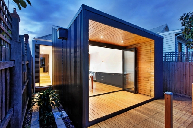 Gardiner House / 4Site Architecture - Renovación, Patio interior, Puerta, Fachada