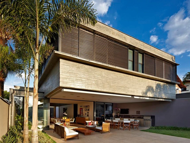 Residencia Belvedere / Anastasia Arquitetos - Casas, Fachada, Bancas, Mesas