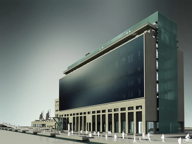 Piraeus Underwater Antiquities Museum Competition Entry / d_code Architects - Facade, Cityscape