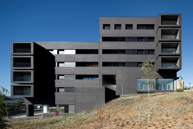 Viviendas 0500EET Entroncamento / Belém Lima Arquitectos - Apartamentos, Fachada