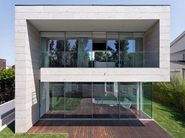 Bloque Abierto / ARQX  - Casas, Jardín, Fachada, Puerta