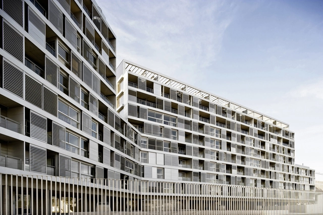 112 Viviendas Expo / Basilio Tobías - Apartamentos, Fachada