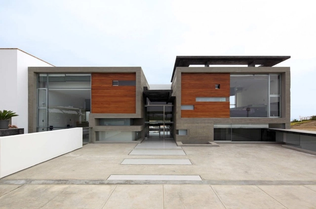 Volúmenes con Género / Longhi Architects - Casas, Patio interior, Fachada, Puerta