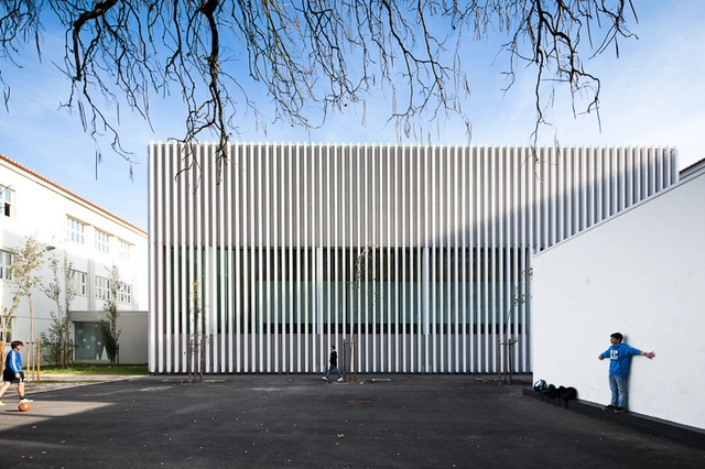 Renovación de la Escuela Sebastião da Gama / RCJV Arquitectos - Renovación, Fachada