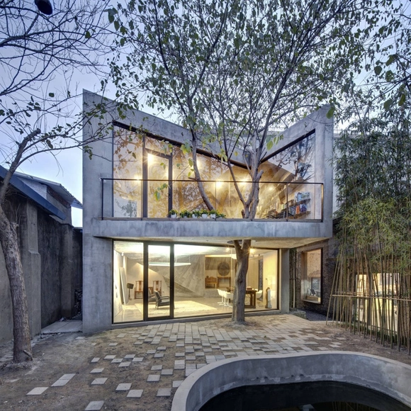Casa del Té / Archi-Union Architects - Casas, Patio interior, Fachada, Arco