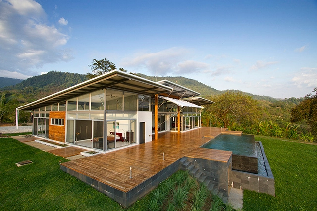 Casa Mecano / ROBLESARQ - Casas, Jardín, Fachada, Fijación Vigas