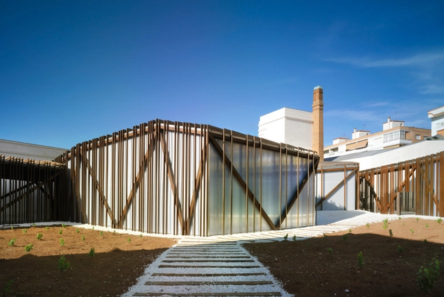 Museo de las Ciencias del Vino en Almendrejo / Gap Arquitectos - Renovación, Fachada, Barandas, Escaleras