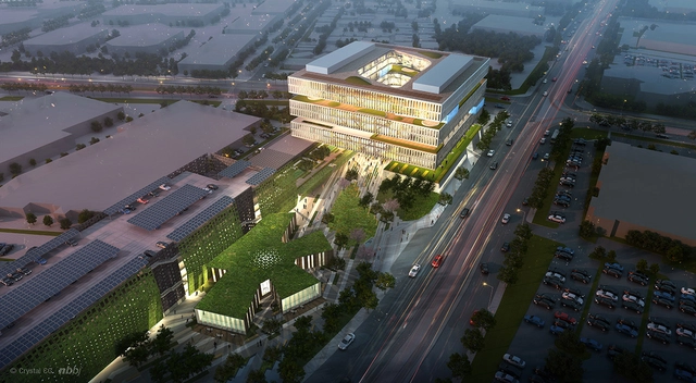 NBBJ's Samsung Headquarters Addition to Silicon Valley's Architectural Transformation - Offices