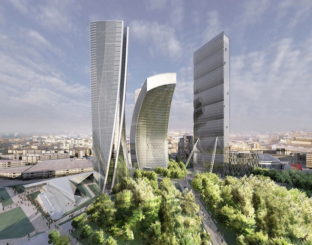 Em progresso: City Life Milão/ Zaha Hadid Architects - 