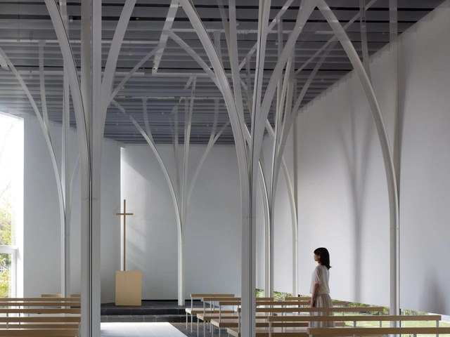 Capilla en el Bosque / Hironaka Ogawa & Associates - Capilla
