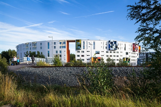 Rainbow Housing Project / ARK-house Architects - Apartments, Facade